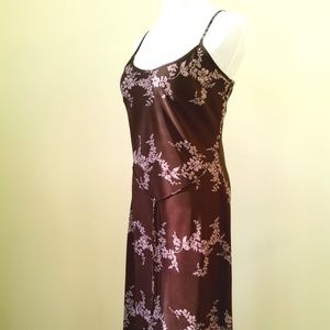 Rampage purple wistereria floral print dress